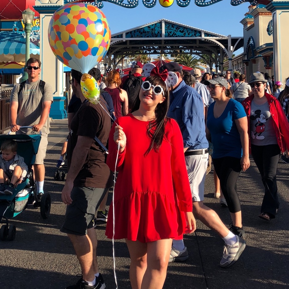 Red Romper Dress - Zara.